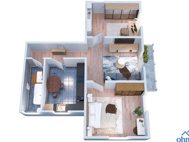 Wohnung zur Miete 480 € 3 Zimmer 65 m² 2. Geschoss Pfalzstraße 00 Bad Kreuznach 55543