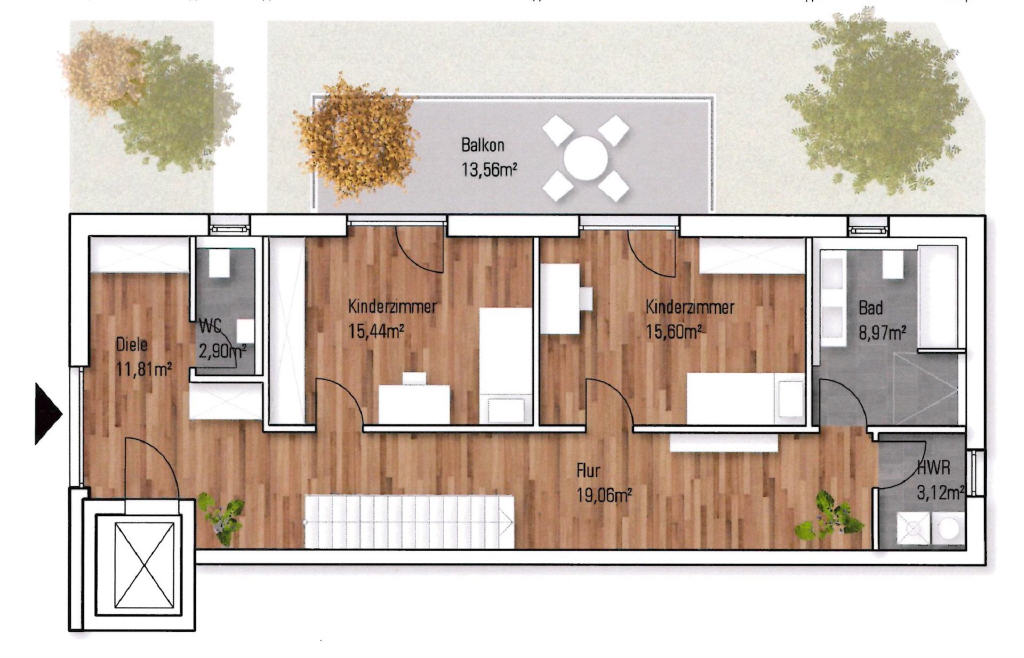 Doppelhaushälfte zum Kauf 1.655.000 € 5 Zimmer 227,7 m²<br/>Wohnfläche Schönbrunn Landshut-Berg 84036