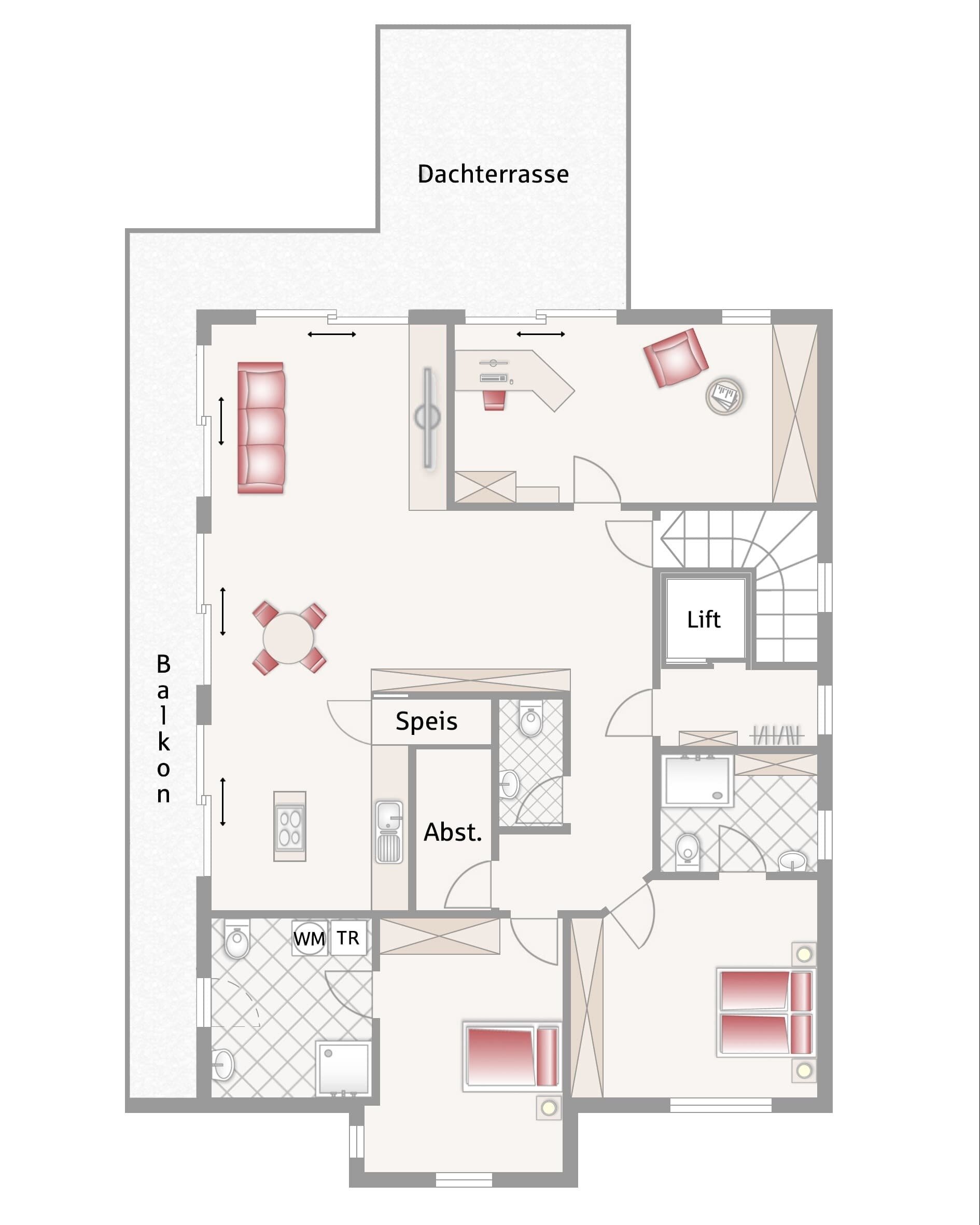 Wohnung zum Kauf 1.080.000 € 4,5 Zimmer 186 m²<br/>Wohnfläche 2.<br/>Geschoss 15.12.2025<br/>Verfügbarkeit Bad Reichenhall Bad Reichenhall 83435