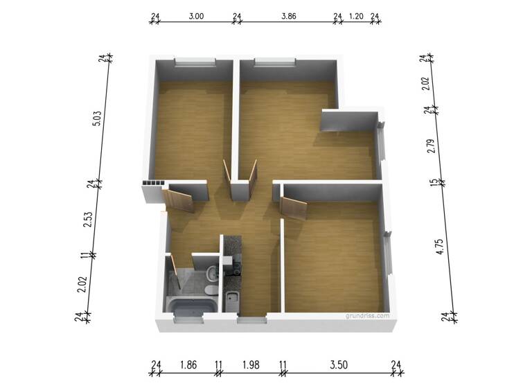 Wohnung zum Kauf 490.000 € 3 Zimmer 75 m² 2. Geschoss Hundekehlestr. 22 Schmargendorf Berlin 14199