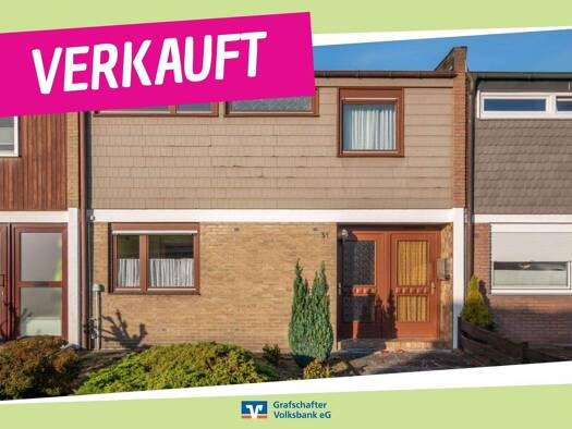 Reihenmittelhaus zum Kauf 165.000 € 4 Zimmer 92,3 m² 193 m² Grundstück frei ab sofort Nordhorn 48529