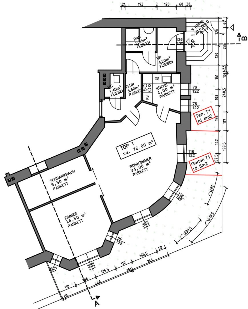 Wohnung zur Miete 831 € 2 Zimmer 75 m²<br/>Wohnfläche Purkersdorf 3002