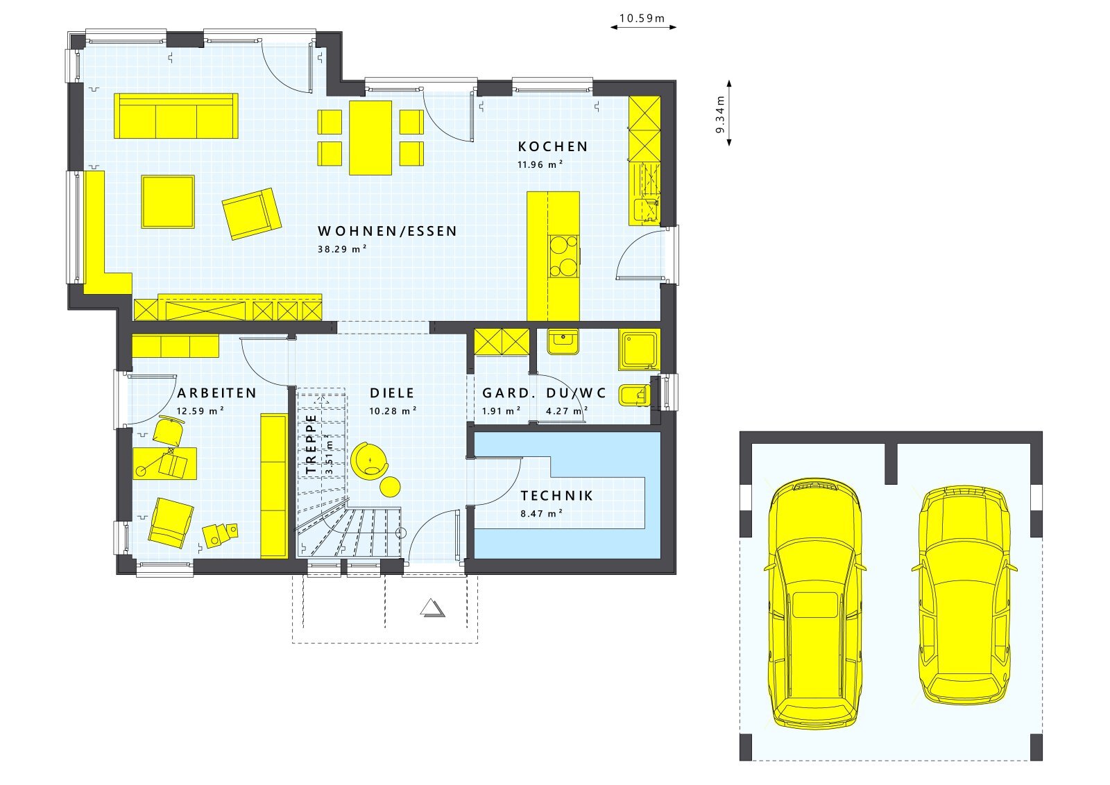 Einfamilienhaus zum Kauf provisionsfrei 658.686 € 5 Zimmer 172 m²<br/>Wohnfläche 630 m²<br/>Grundstück Merxhausen Bad Emstal 34308