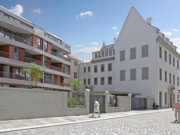 Wohnung zur Miete 1.500 € 3 Zimmer 84,2 m² Geschoss 1/4 frei ab 15.01.2026 Jüdenhof 1 Innere Altstadt Dresden 01067