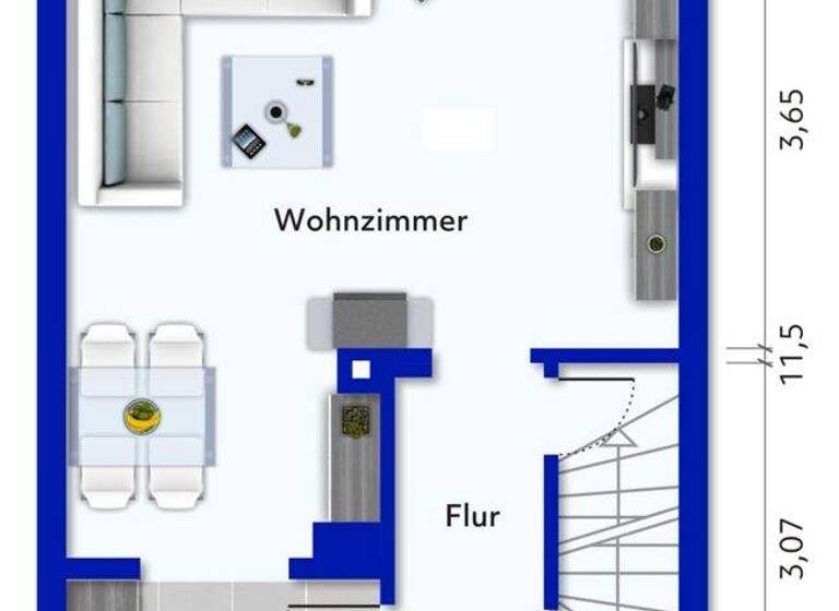 Reihenmittelhaus zum Kauf 619.000 € 4 Zimmer 115 m² 120 m² Grundstück Sülldorf Hamburg 22589
