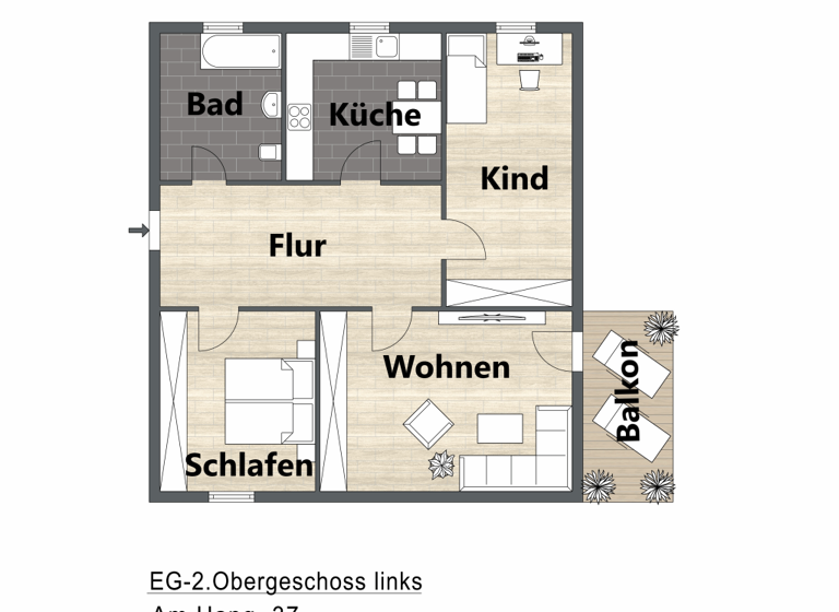 Wohnung zur Miete 340 € 3 Zimmer 59,8 m²<br/>Wohnfläche 2.<br/>Geschoss Am Hang 37 Pausitzer Delle Riesa 01589