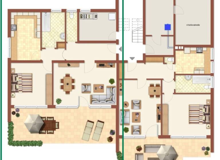 Terrassenwohnung zum Kauf 177.000 € 2 Zimmer 78,6 m² Eyb Ansbach 91522