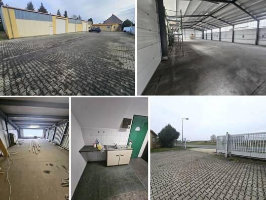 Produktionshalle zur Miete provisionsfrei 2.860 € 590 m² Lagerfläche Threna Belgershain 04683