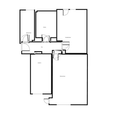 Wohnung zur Miete 717 € 2,5 Zimmer 54,1 m² 2. Geschoss frei ab 08.01.2025 Teichhausstr. 20 Kapellplatzviertel Darmstadt 64287