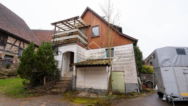 Doppelhaushälfte zum Kauf 64.000 € 3 Zimmer 89,9 m² 108 m² Grundstück Bröckingen Gaildorf / Bröckingen 74405