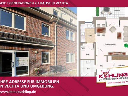 Wohnung zum Kauf 149.000 € 2 Zimmer 55 m² Ahlhorn 26197