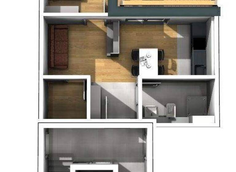 Terrassenwohnung zum Kauf - Erstbezug provisionsfrei 288.400 € 2 Zimmer 44,1 m² 2. Geschoss Rheinweiler Bad Bellingen 79415