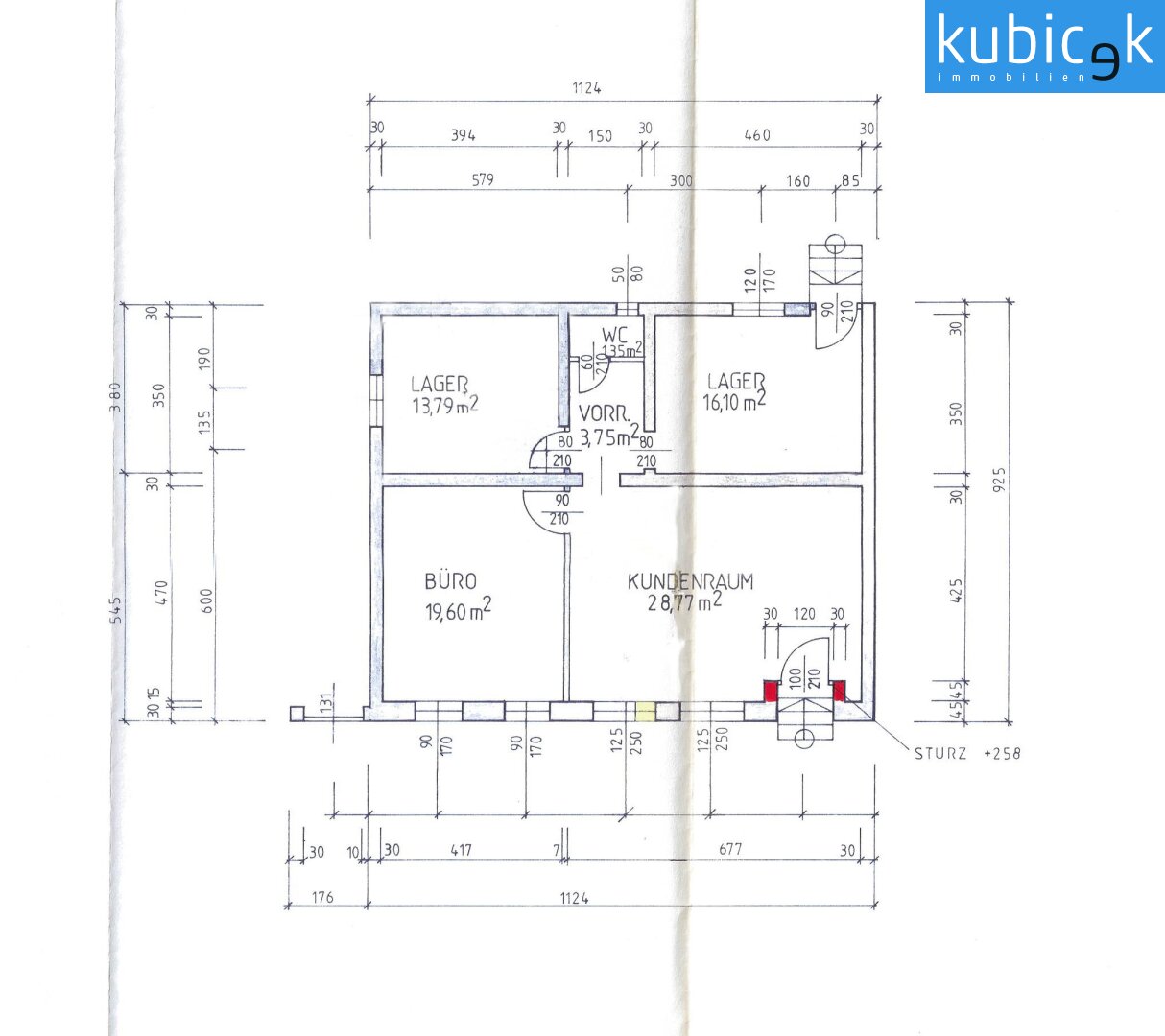 Büro-/Praxisfläche zur Miete 8 € 2 Zimmer Gänserndorf 2230