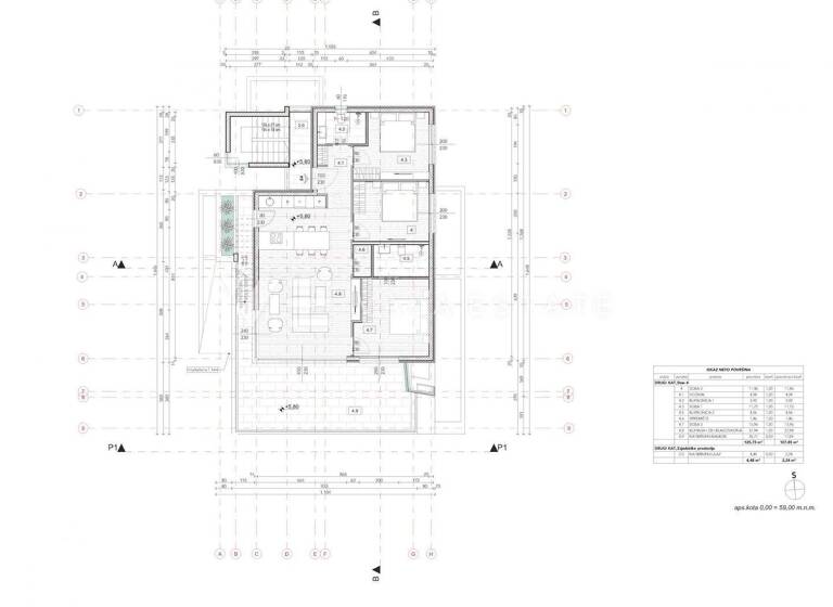 Wohnung zum Kauf 681.200 € 4 Zimmer 2. Geschoss Omisalj 51513