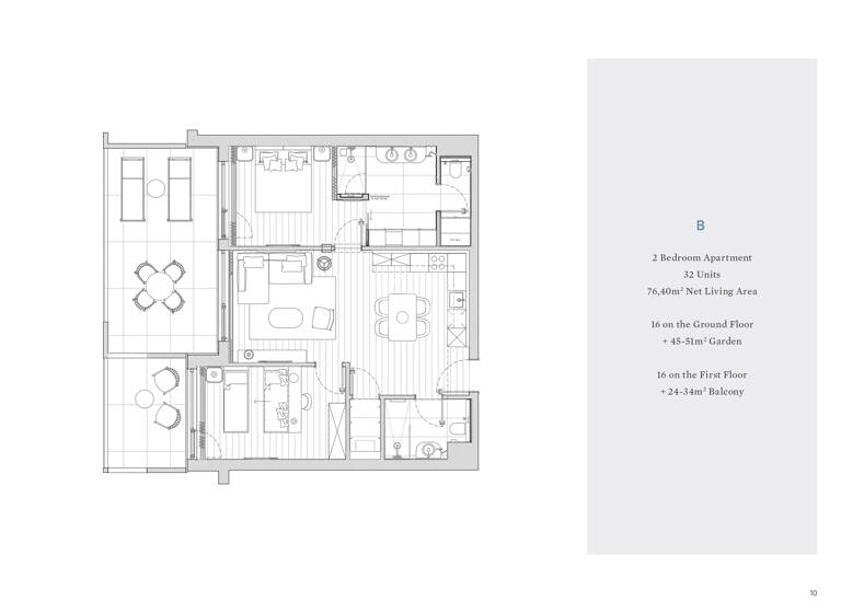 Wohnung zum Kauf 890.300 € 3 Zimmer 76,4 m² 2. Geschoss Petrcane Ulica XIII Punta Skala