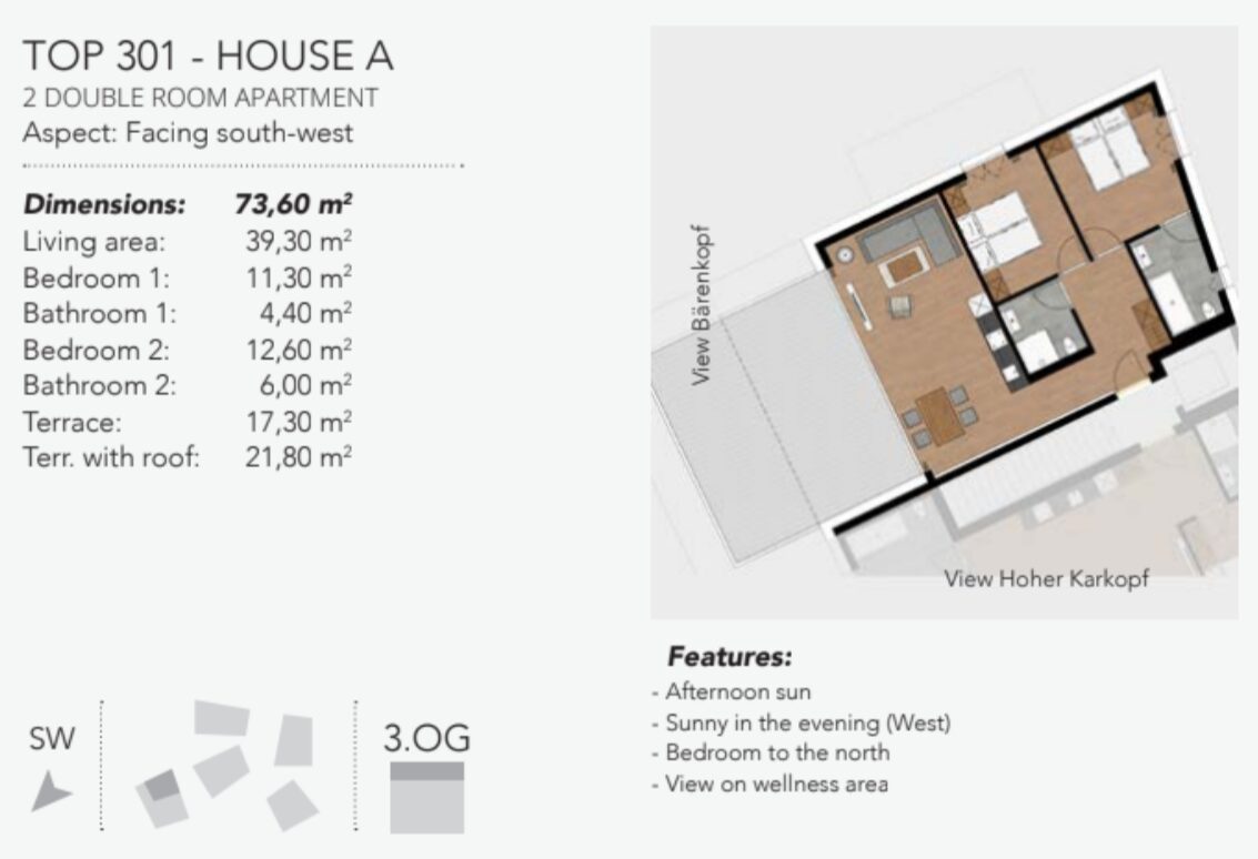 Penthouse zum Kauf 844.000 € 3 Zimmer 73,6 m²<br/>Wohnfläche Örlachweg 4 Oetz 6433