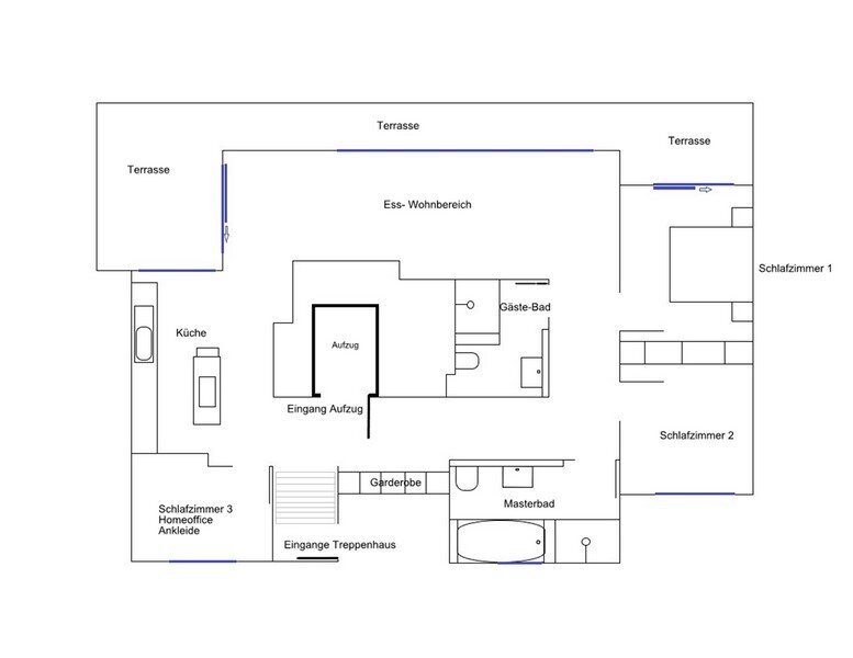 Wohnung zum Kauf provisionsfrei 400.000 € 4 Zimmer 125 m²<br/>Wohnfläche Montgolfier-Allee Bockenheim Frankfurt am Main 60486