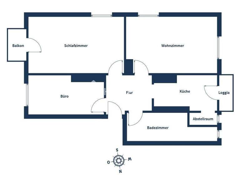 Wohnung zum Kauf 325.000 € 3 Zimmer 62,5 m² 2. Geschoss Hamm Hamburg 20535
