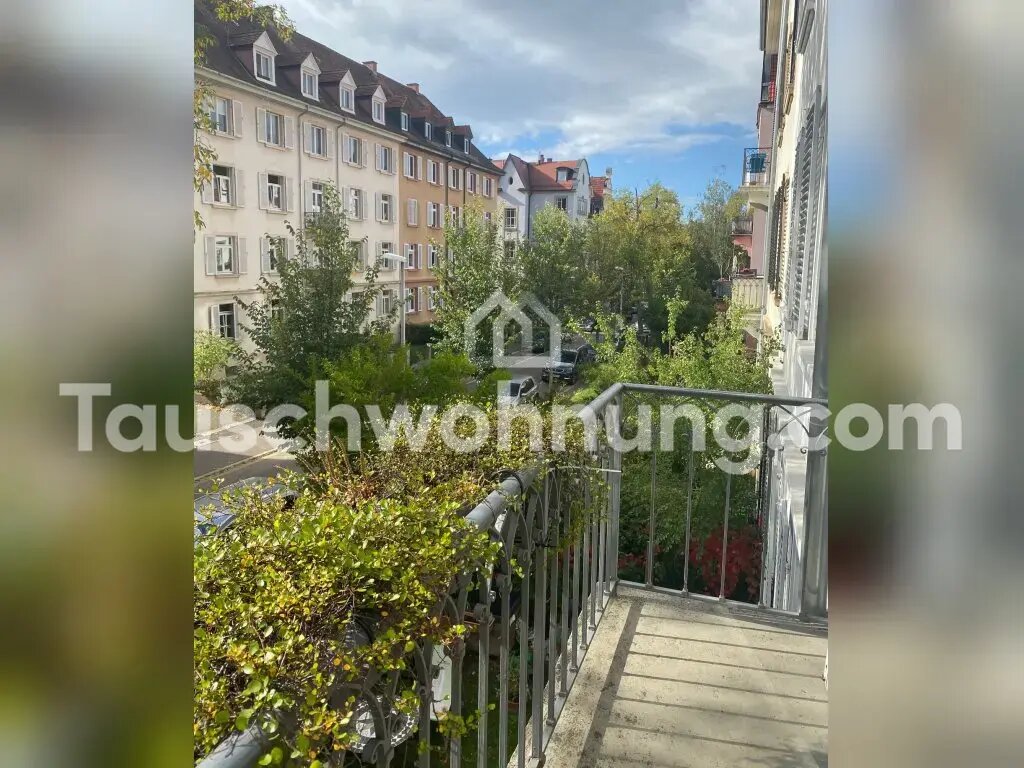 Wohnung zur Miete Tauschwohnung 900 € 3 Zimmer 90 m²<br/>Wohnfläche 1.<br/>Geschoss Oberwiehre Freiburg im Breisgau 79102