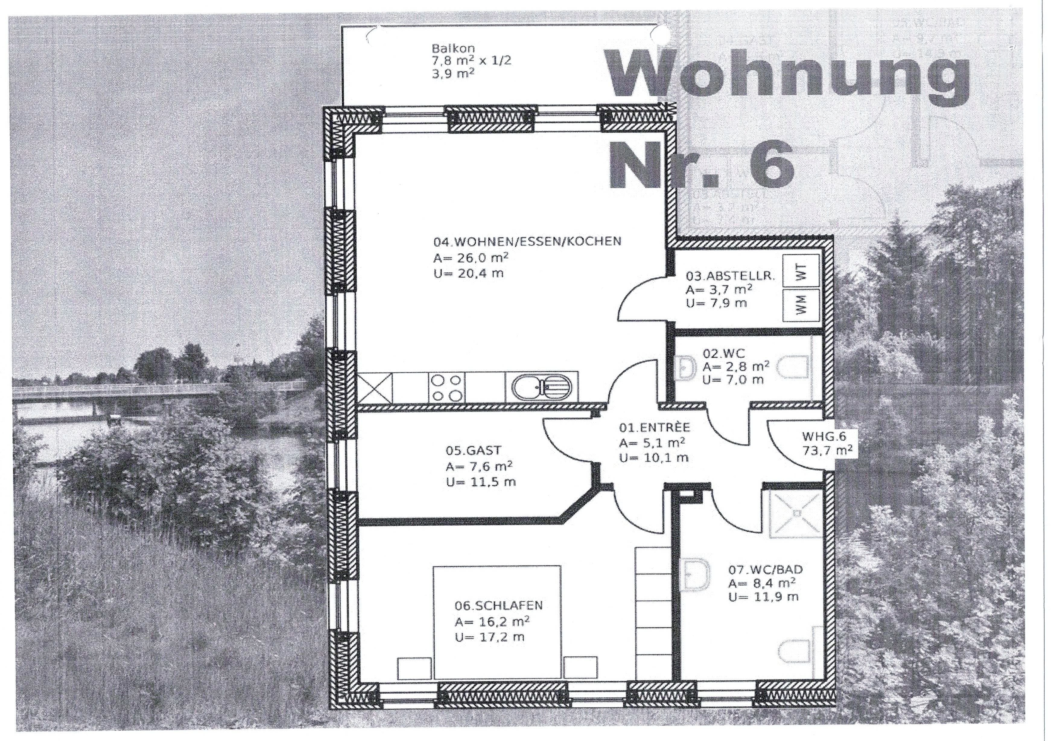 Wohnung zur Miete 780 € 3 Zimmer 72,6 m²<br/>Wohnfläche 1.<br/>Geschoss Rudolf-Eucken Str. 32 Warsingsfehn Moormerland 26802