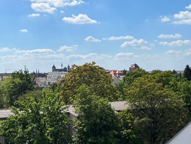Wohnung zur Miete 930 € 2 Zimmer 55 m² 6. Geschoss frei ab 01.12.2025 Schopenhauer Straße 12 Großreuth h d Veste Nürnberg 90409