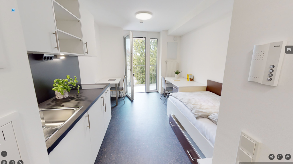 Terrassenwohnung zur Miete 475 € 1 Zimmer 20 m² Geschoss EG/5 frei ab sofort Spitalhofstraße 30 Haidenhof-Nord Passau 94032