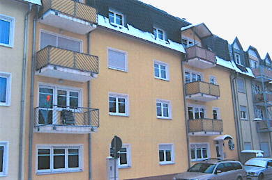 Terrassenwohnung zur Miete 215 € 1 Zimmer 33 m² EG Julius-Fucik-Straße 4 Schloßberg Plauen 08523