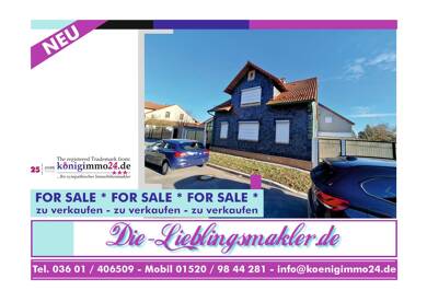 Einfamilienhaus zum Kauf 142.900 € 8 Zimmer 148 m² 424 m² Grundstück frei ab sofort Ohrdruf 99885