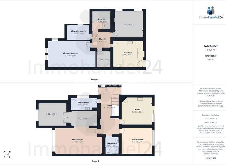 Bungalow zum Kauf 299.500 € 4 Zimmer 115 m² 890 m² Grundstück Echtz Düren / Echtz 52353