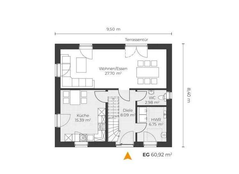 Einfamilienhaus zum Kauf - Erstbezug 359.000 € 4 Zimmer 120 m² 881 m² Grundstück Rüting 23936