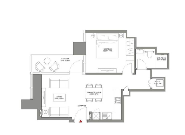 Wohnanlage zum Kauf provisionsfrei als Kapitalanlage geeignet 60 m² Dubai