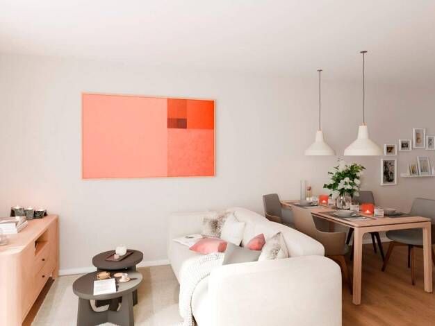 Wohnung zum Kauf - Neubau provisionsfrei 339.900 € 2 Zimmer 52,1 m² 1. Geschoss Lilli-Marx-Str. 38 Benrath Stadtbezirk 9 40597