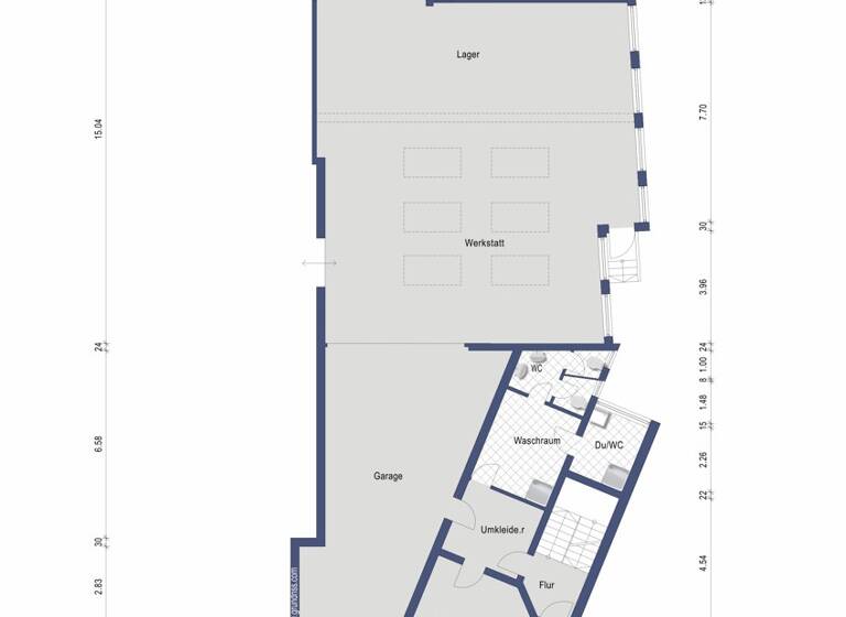 Lagerhalle zur Miete 1.000 € 150 m² Lagerfläche Mitte Ulm 89073