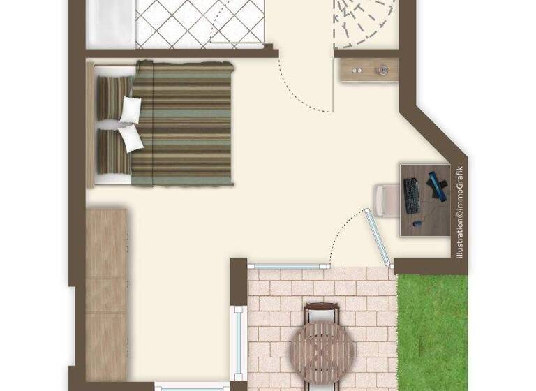 Maisonette zur Miete 700 € 2 Zimmer 50 m² 3 Geschosse frei ab 01.05.2026 Volmerswerth Düsseldorf 40221