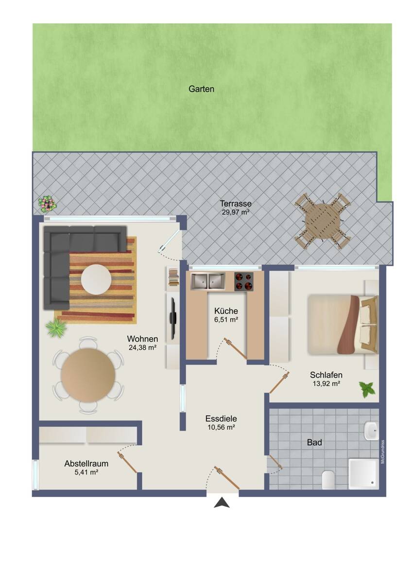 Wohnung zum Kauf 229.000 € 2,5 Zimmer 75,1 m²<br/>Wohnfläche Neuenhaus Aichtal / Neuenhaus 72631