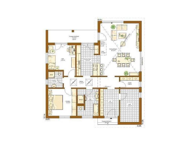 Bungalow zum Kauf 715.000 € 3 Zimmer 132 m² 711 m² Grundstück Rheinfelden 0 79618