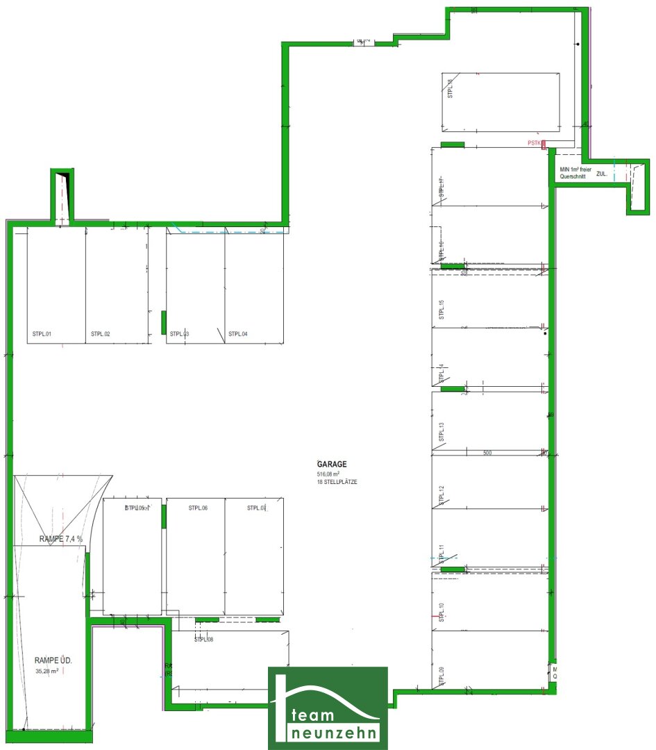 Tiefgaragenstellplatz zur Miete 71,81 € Pawlikgasse 9 Wien 1220