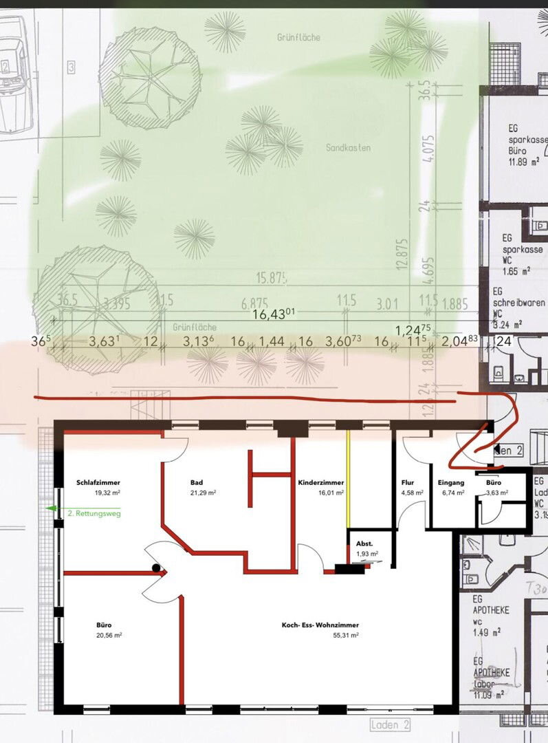 Wohnung zum Kauf provisionsfrei 399.000 € 4,5 Zimmer 149 m²<br/>Wohnfläche EG<br/>Geschoss Dellmensingen Erbach 89155