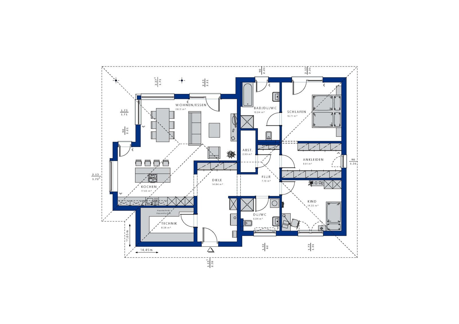 Bungalow zum Kauf 882.352 € 3 Zimmer 136 m²<br/>Wohnfläche 900 m²<br/>Grundstück Rammsee Kiel 24113