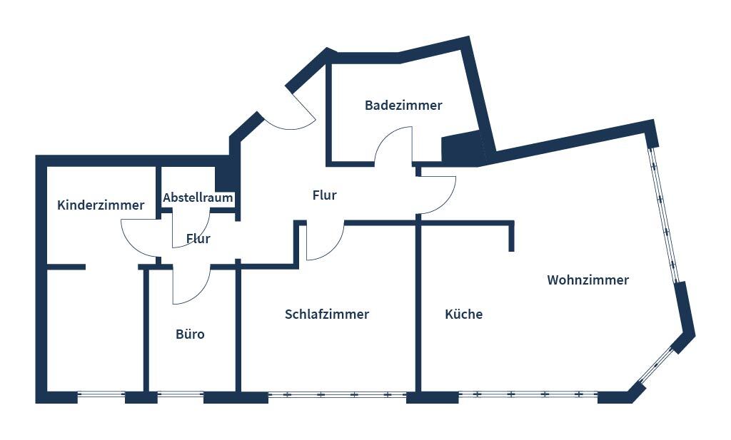 Wohnung zum Kauf 242.000 € 4 Zimmer 86,6 m²<br/>Wohnfläche EG<br/>Geschoss Luga Dresden 01259