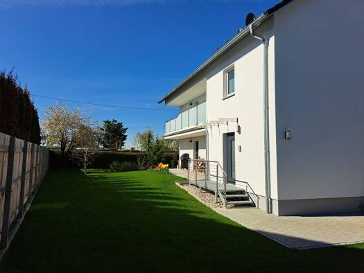 Terrassenwohnung zur Miete 1.100 € 4 Zimmer 100 m² Geschoss EG/2 frei ab 01.01.2027 Eggelstetten Oberndorf a.Lech 86698