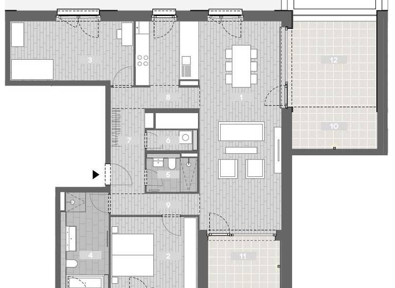 Wohnung zum Kauf provisionsfrei 1.150.000 € 3 Zimmer 130,4 m² 5. Geschoss Darwinstr. 5-7 Bahnstadt Heidelberg 69115