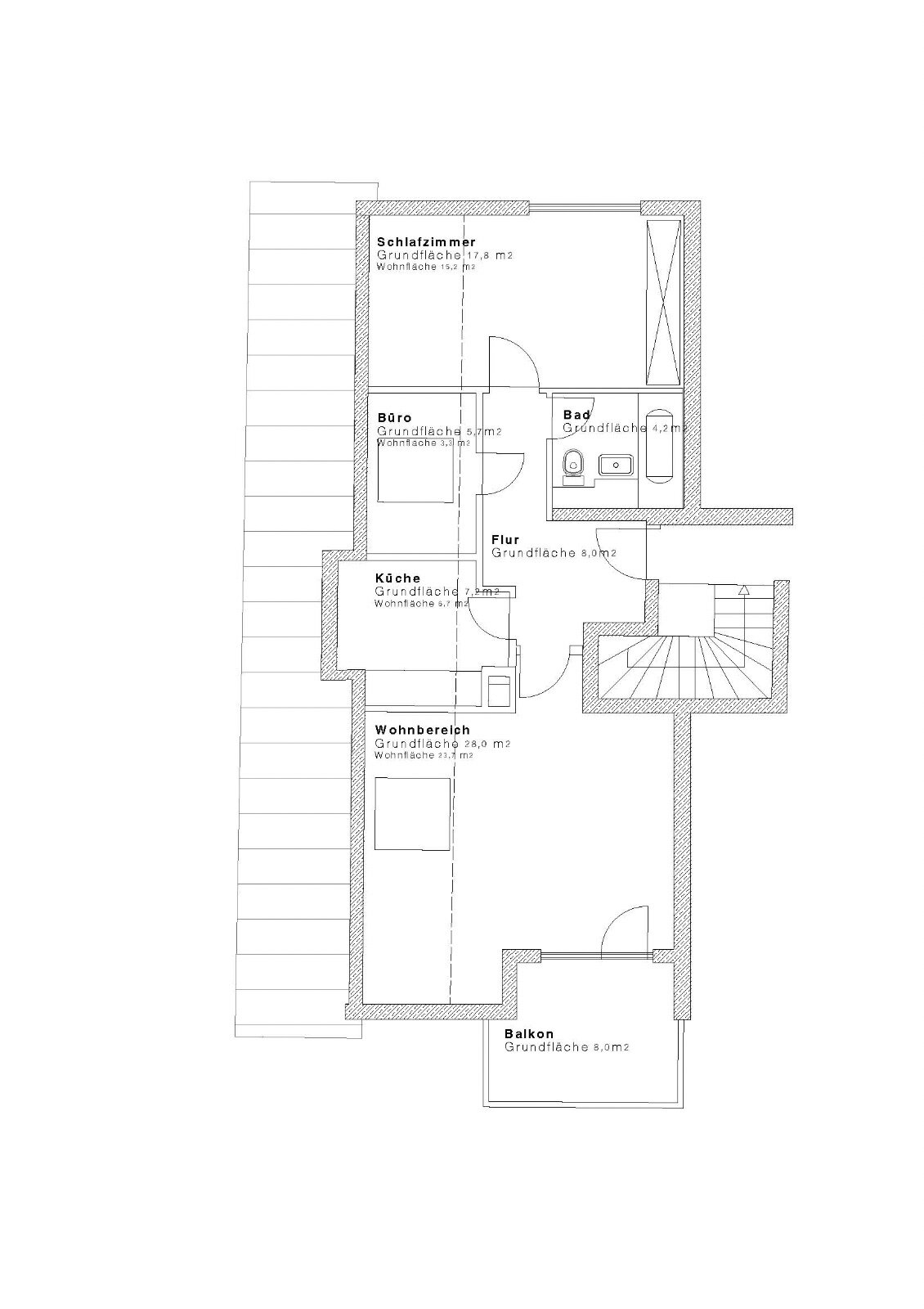 Studio zur Miete 1.325 € 2,5 Zimmer 65 m²<br/>Wohnfläche 2.<br/>Geschoss ab sofort<br/>Verfügbarkeit Aubing-Süd München 81249