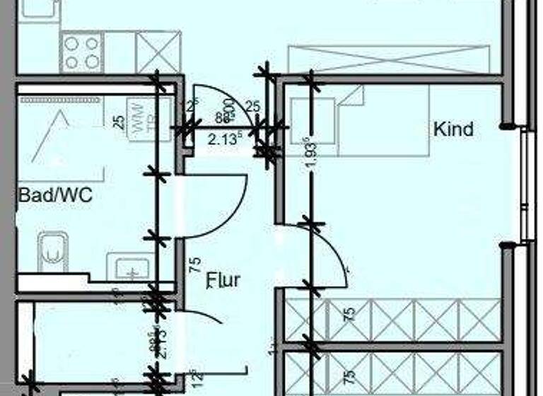 Wohnung zur Miete - Erstbezug 851 € 3 Zimmer 77,4 m² 1. Geschoss Recke 49509