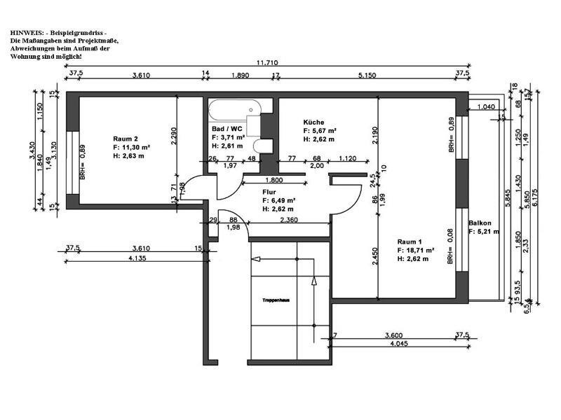 Wohnung zur Miete 289 € 2 Zimmer 49,6 m²<br/>Wohnfläche 4.<br/>Geschoss Begonienstraße 7 Nördliche Neustadt Halle (Saale) 06122