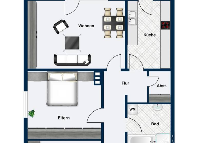 Wohnung zum Kauf 239.000 € 3 Zimmer 80,5 m² 2. Geschoss Ansbach 91522