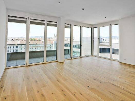 Wohnung zur Miete - Erstbezug 2.085 € 4 Zimmer 87,9 m² 7. Geschoss Wien 1090