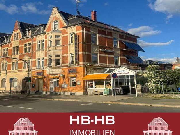 Hotel zum Kauf 365.000 € 12 Zimmer 14 Betten 426 m² Gastrofläche Plauen 08525