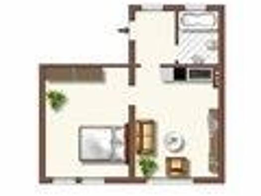 Wohnung zur Miete 419 € 2 Zimmer 43,1 m² 1. Geschoss frei ab 01.10.2026 Biegerfelder Weg 12 Huckingen Duisburg-Süd 47259