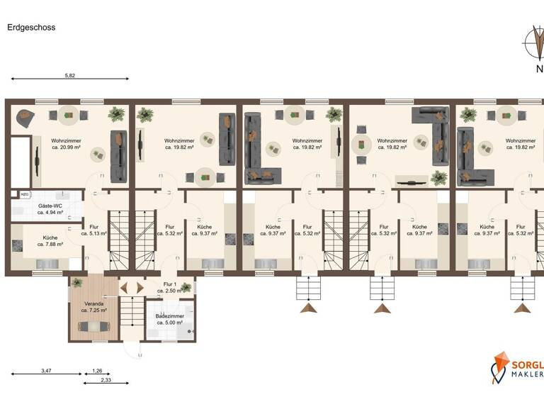 Mehrfamilienhaus zum Kauf 469.000 € 16 Zimmer 384,2 m² 2.539 m² Grundstück Wackersleben Hötensleben 39393